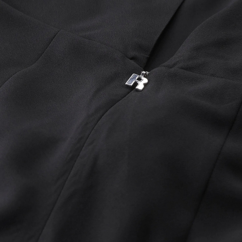 Rotate Maxikleid Rückenfreies Maxikleid schwarz(Image 5)