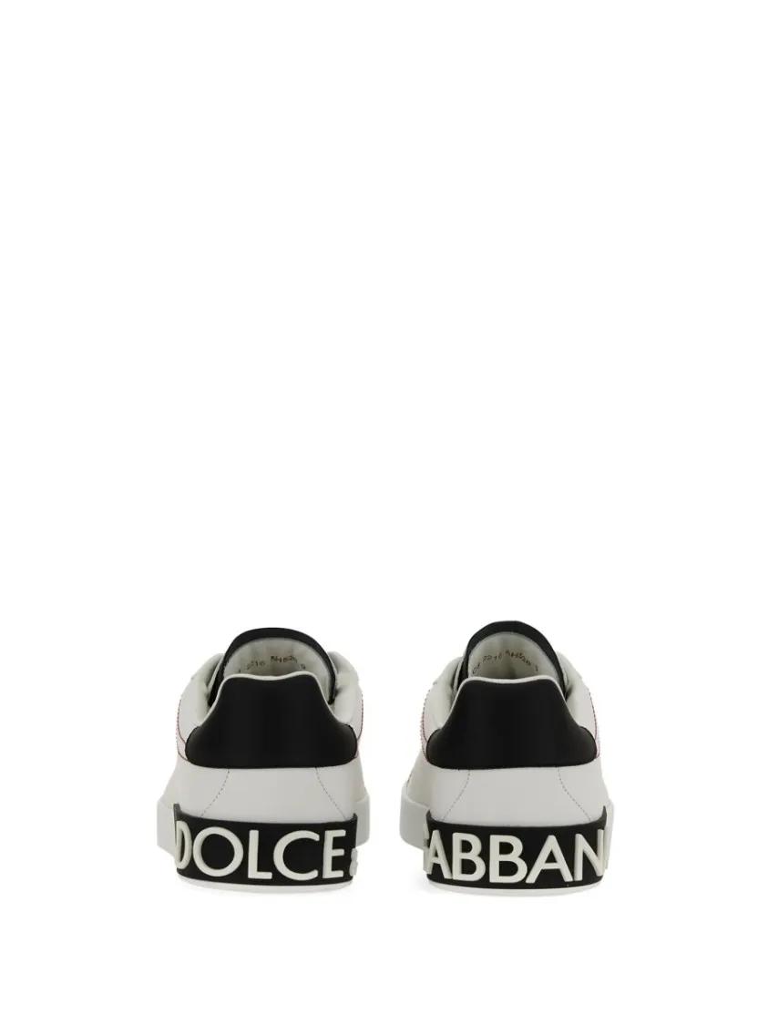 Thumbnail - Dolce&Gabbana Low-Top Sneaker - Sneaker Portofino - Gr. 39 (EU) - in Weiß - für Damen