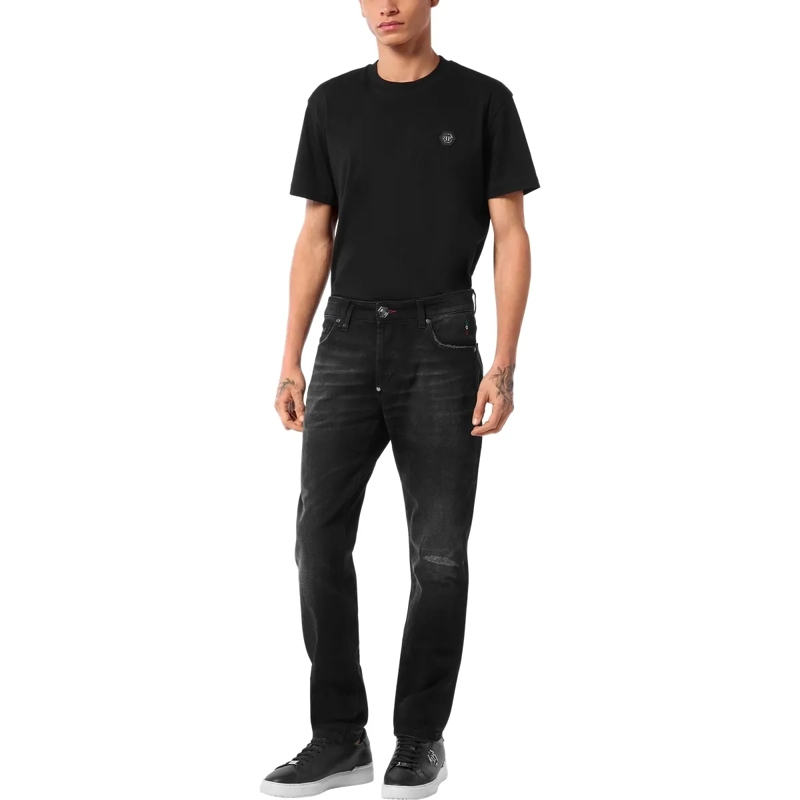 Philipp Plein Skinny-Leg-Jeans Jeans Regular Fit black washed(Image 4)