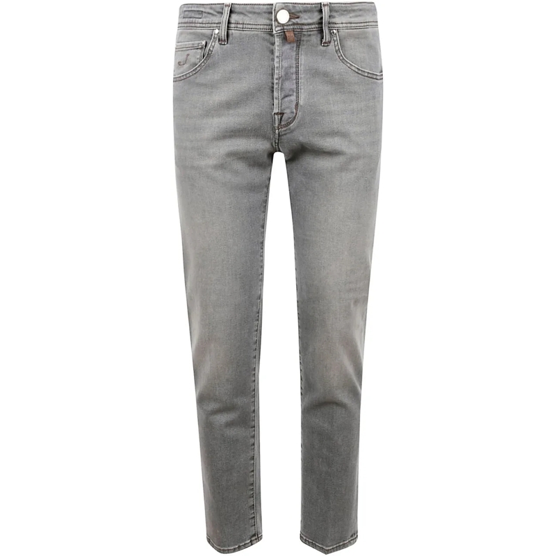 Jacob Cohen Jeans à jambe droite Jeans Grey grau