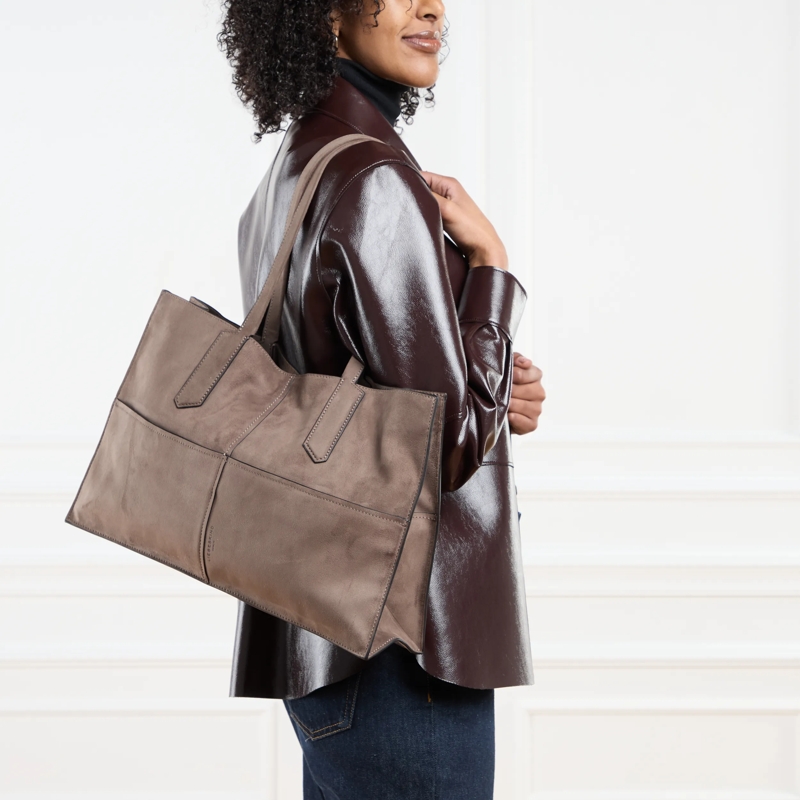 Liebeskind Berlin Tote Amy Suede Vegan Neutral Grey(Image 2)