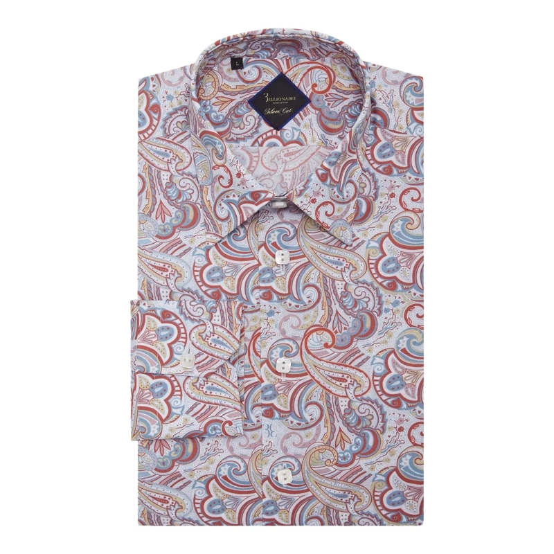 BILLIONAIRE Hemd Hemd Slim Fit Original bunt(Image 5)