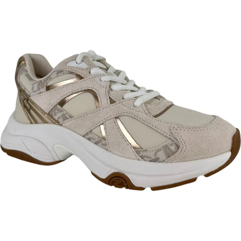 MICHAEL Michael Kors Low-Top-Sneaker Leo Trainer Vanilla Mlti(Image 4)