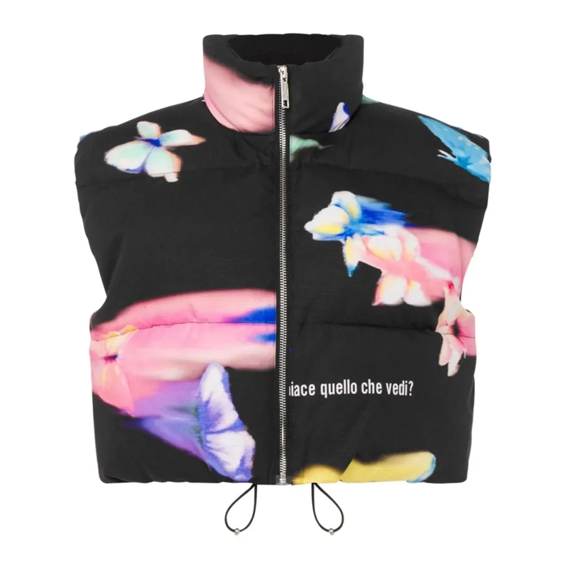 Moschino  Structured Short Capospalla With Minimalist Design Black