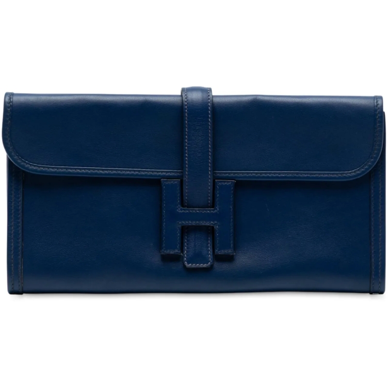 Hermès Pochette Swift Jige Elan 29 blau