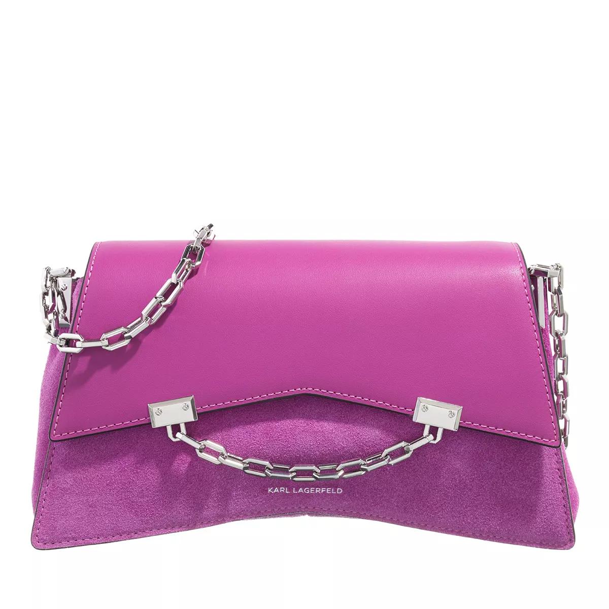 Karl Lagerfeld Crossbody Bags - K/Seven 2.0 Sp Cb Suede - Gr. unisize - in Violett - für Damen