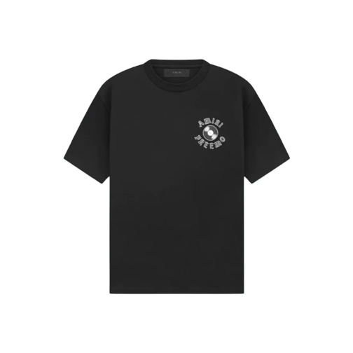 Amiri T-shirts Logo-Print Cotton T-Shirt Black