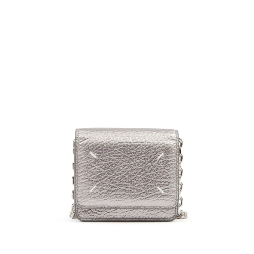 Maison Margiela Geldbörse Four Stitches Wallet Silver