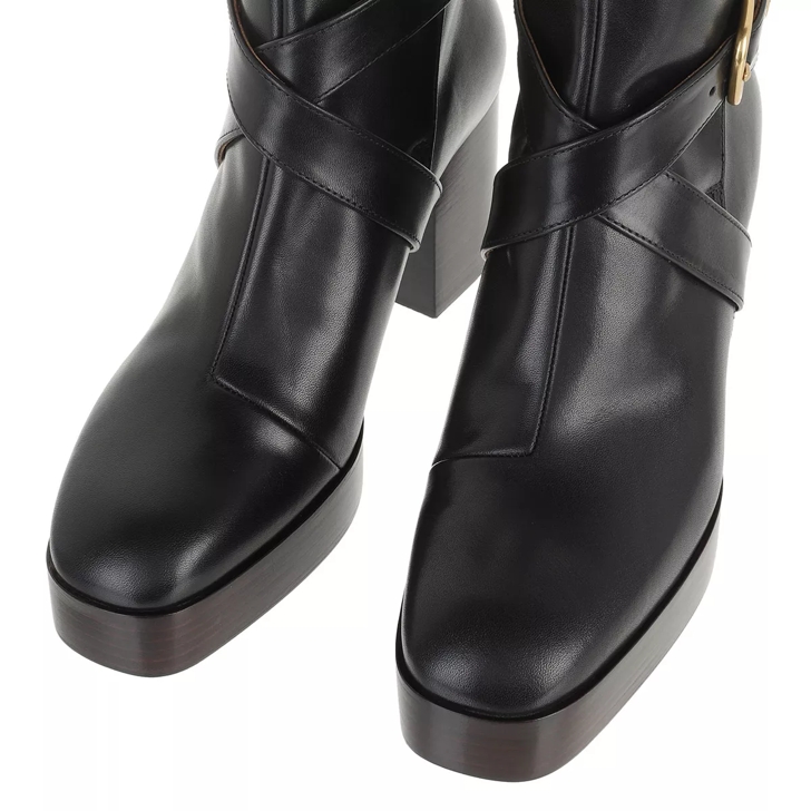 Chloe Izzie Boots Nappa Leather Black Boot