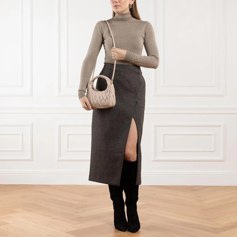 Miu Miu Hobo Bag Hobo Bag Cipria(Image 2)