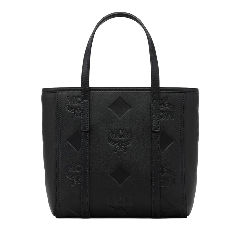 MCM Shopper Mcm Toni Lthr Shopper Mni Bk Black(Image 8)