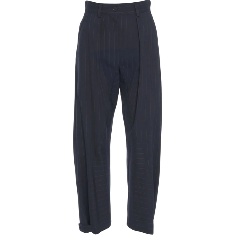 Pinko Hose Pants with pinstripes blau