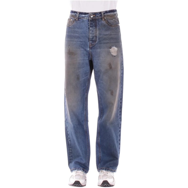 John Richmond Jeans mit geradem Bein Jeans Denim Blu blau