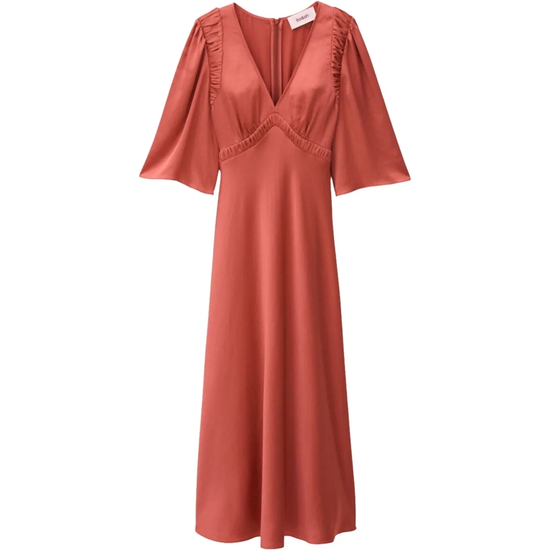 BASH Midikleid Ba&sh Charlotte Jurken Roze 1e26char rose
