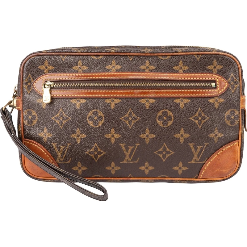 Louis Vuitton Tote Louis Vuitton Canvas Monogram Marly Dragonne Clutc braun