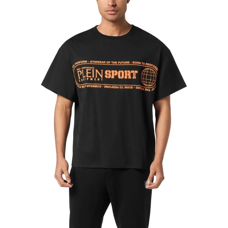Plein Sport T-Shirt T-Shirt Rundhalsausschnitt Ss Logo schwarz(Image 2)