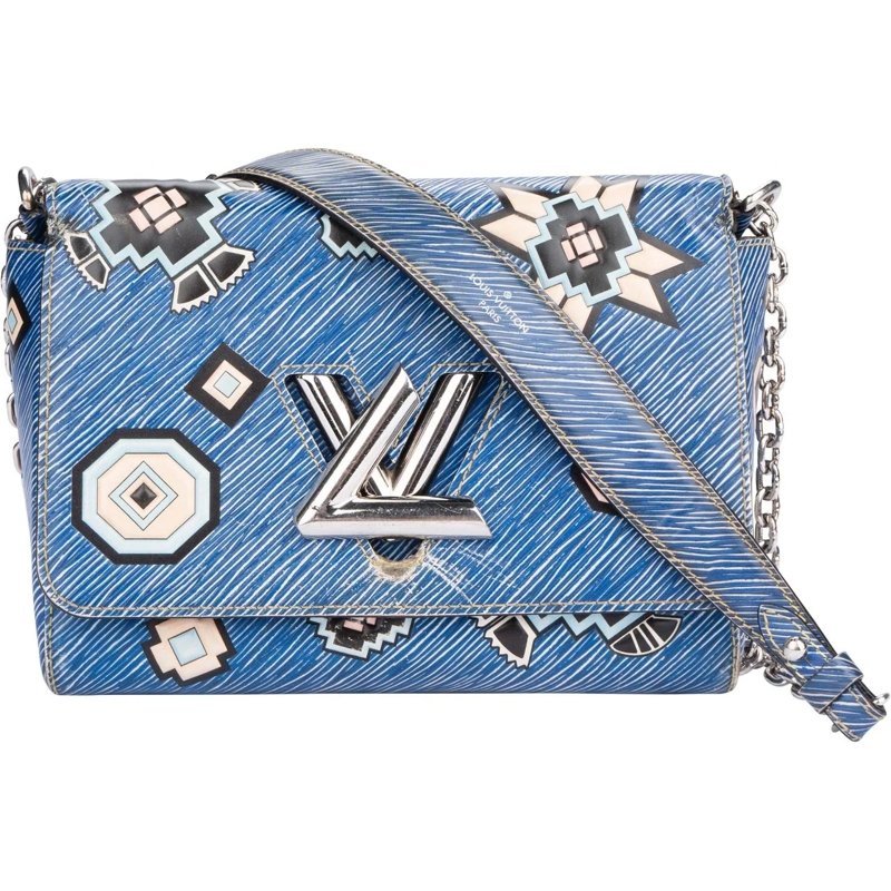 Louis Vuitton Schultertasche Louis Vuitton Blue Epi Leather Twist Aztec Shoulde mehrfarbig