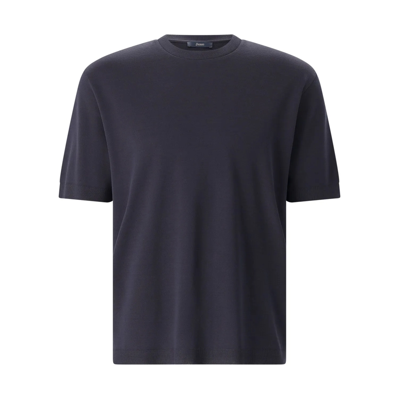 Herno T-shirt T-Shirt aus Baumwolle blau
