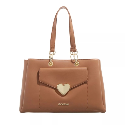 Love Moschino Gracious Cammello Shopping Bag
