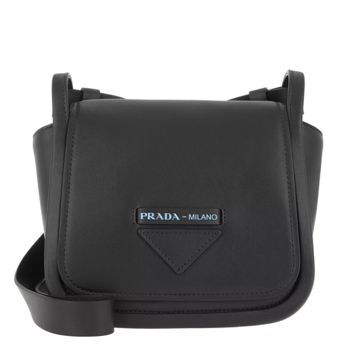 Prada Crossbody Bag With Logo Leather Black Crossbody Bag