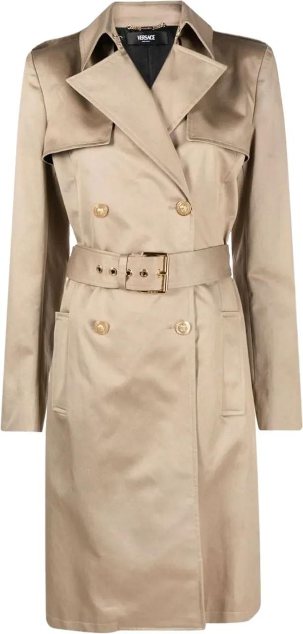 Versace - Coats Beige - Größe 44 - beige