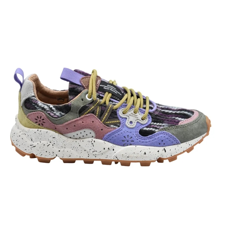 Flower Mountain Sneaker basse Flower Mountain Violet Flat Shoes Grey
