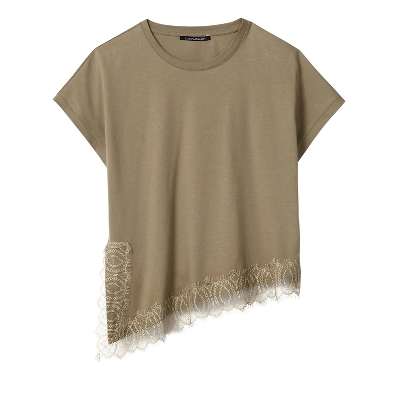 Luisa Cerano Top T-Shirt salbei