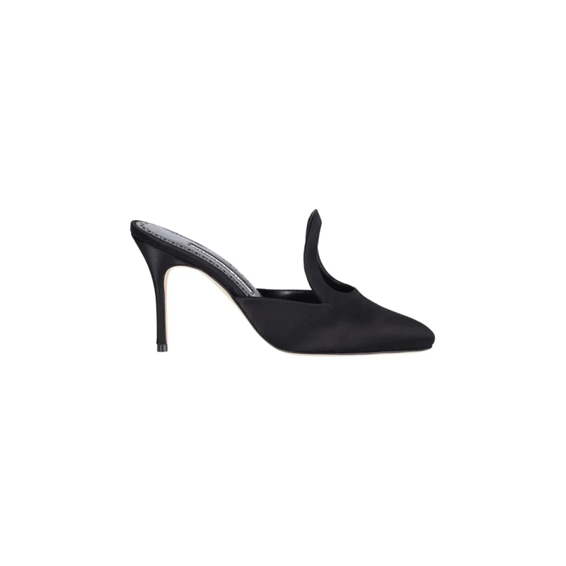 Manolo Blahnik Mules "Fugati" Mules Black