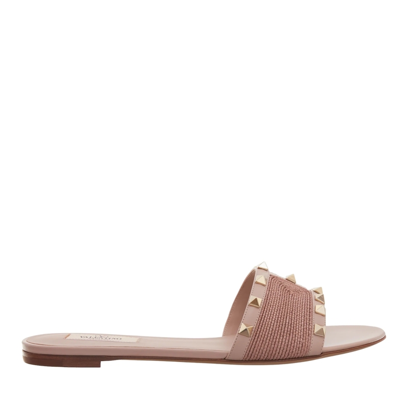 Valentino Garavani Slides Slide Rockstud Beige Rose