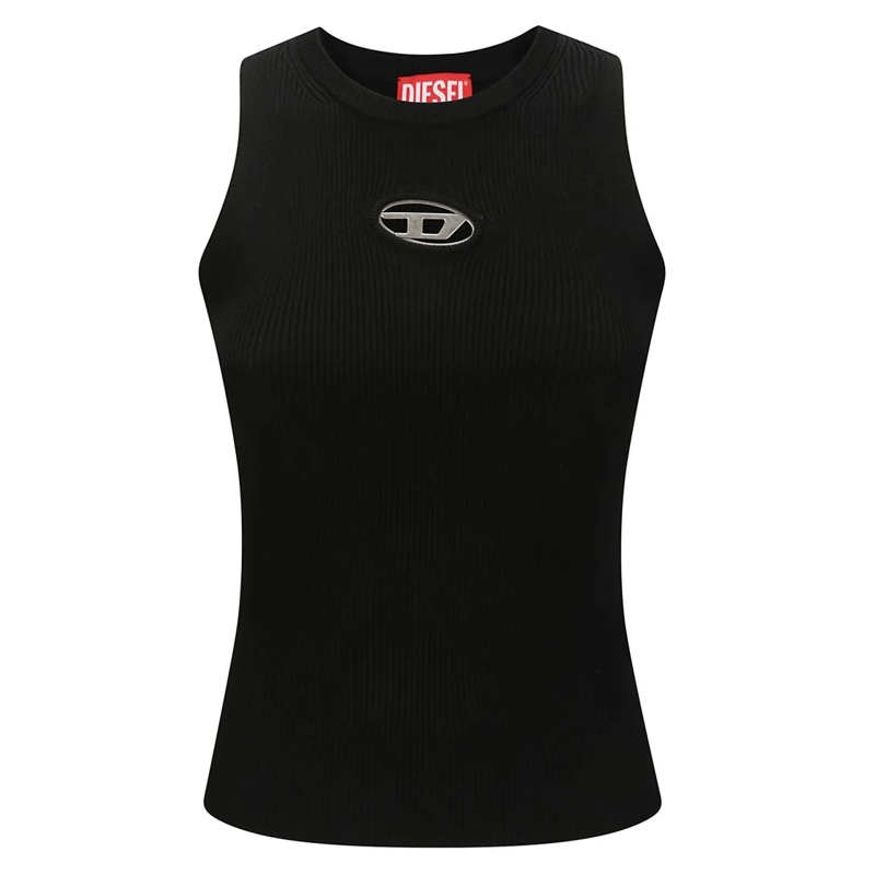 Diesel Chemisier Top Black schwarz