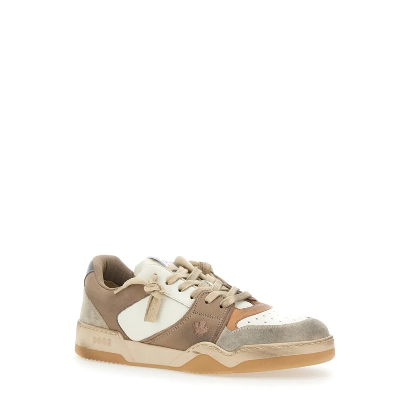 Dsquared2 Lage-top sneaker Sneaker Spiker im Used Look Braun(Image 5)