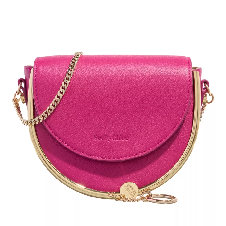 See By Chloe Mara Crossbody Bag Leather Maroon Crossbody Bag