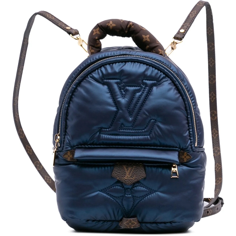 Louis Vuitton Rucksack Monogram Econyl Pillow Mini Palm Springs blau