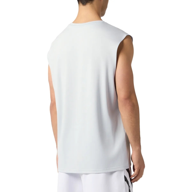 Plein Sport Top Slub Cotton Tanktop hell-blau(Image 2)