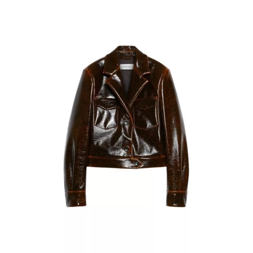 Sportmax Macro Short Jacket Brown 