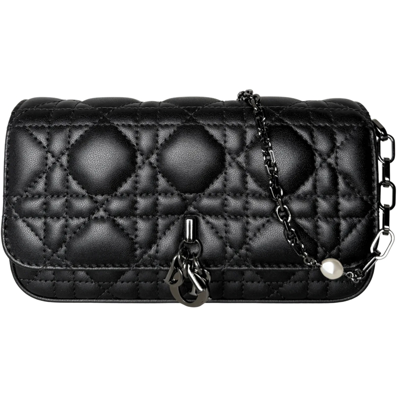 Christian Dior Schultertasche Dior My Dior Talk Smartphone Pouch Schwarz Fullset schwarz