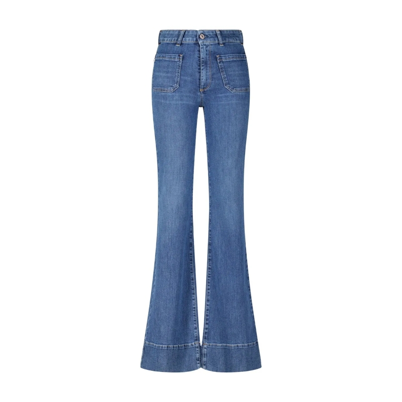 Adriano Goldschmied Jeans Flared Jeans Vicky Blau