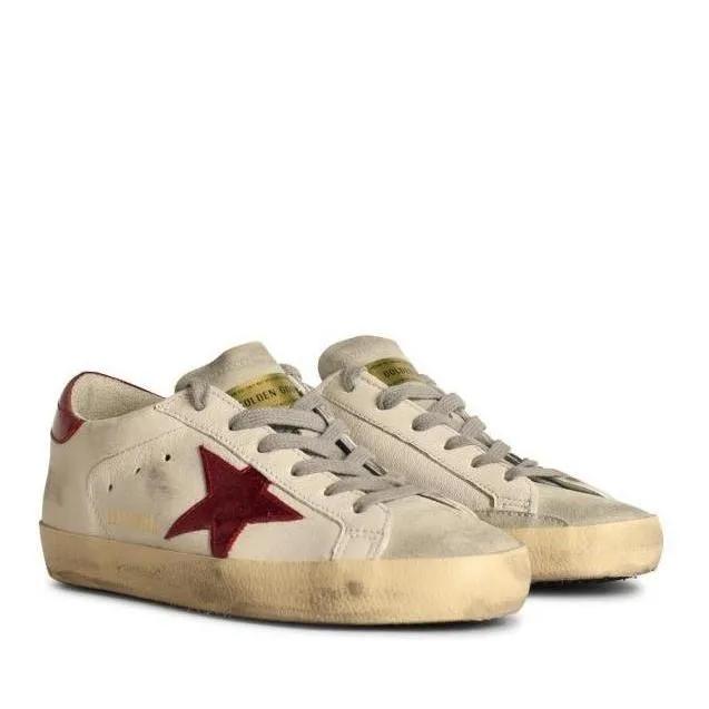 Golden Goose Low-Top Sneaker - White Leather Sneakers - Gr. 35 (EU) - in Weiß - für Damen