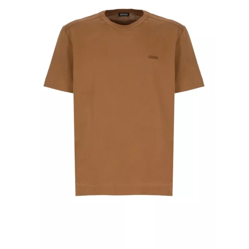 Zegna Brown Zegna Cotton Tshirt Brown 