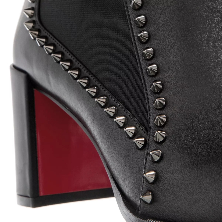 Christian Louboutin Out Line Spikes Low Boots Black