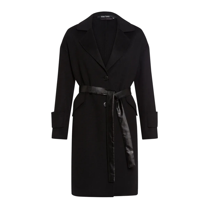 Marc Aurel Wintermantel Mantel schwarz