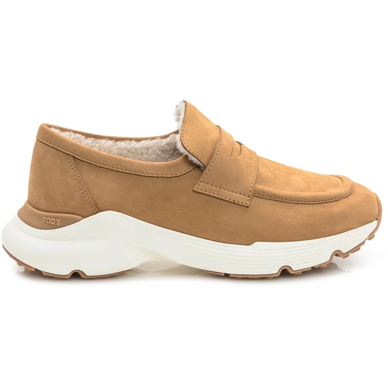 Tod's Loafer Tod's Mocassini Camel in Pelle Scamosciata beige