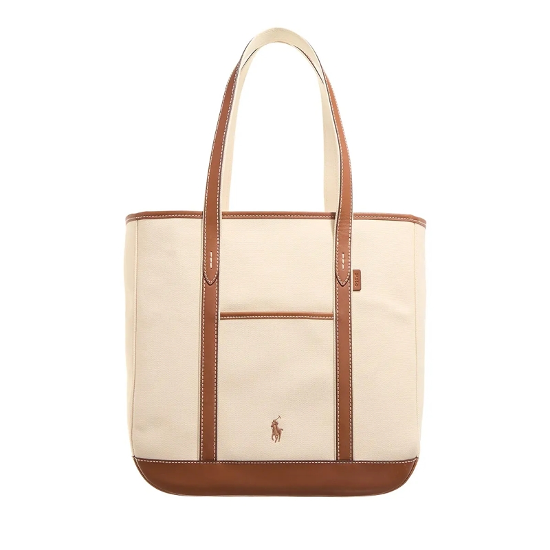 Polo Ralph Lauren Tote Md Shp Tte-Tote-Medium Nutmeg/Brown Htr