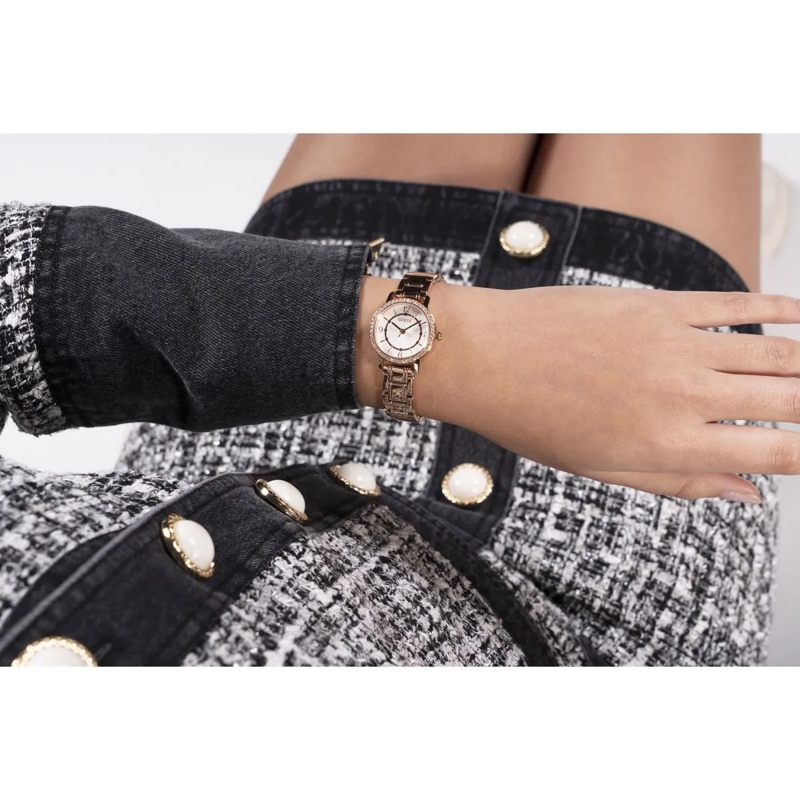 Guess Automatikuhr Quarz-Analoguhr Melody rosa(Image 6)