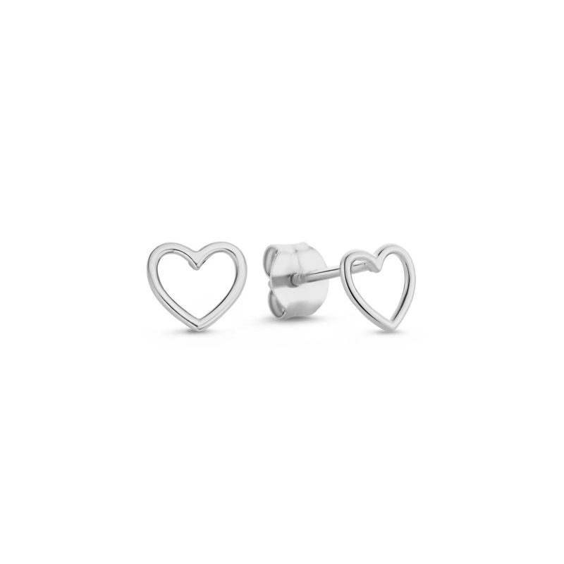 Isabel Bernard Boucles d'oreilles à tige Saint Germain Amore 585 Weißgold Ohrringe Weißgold