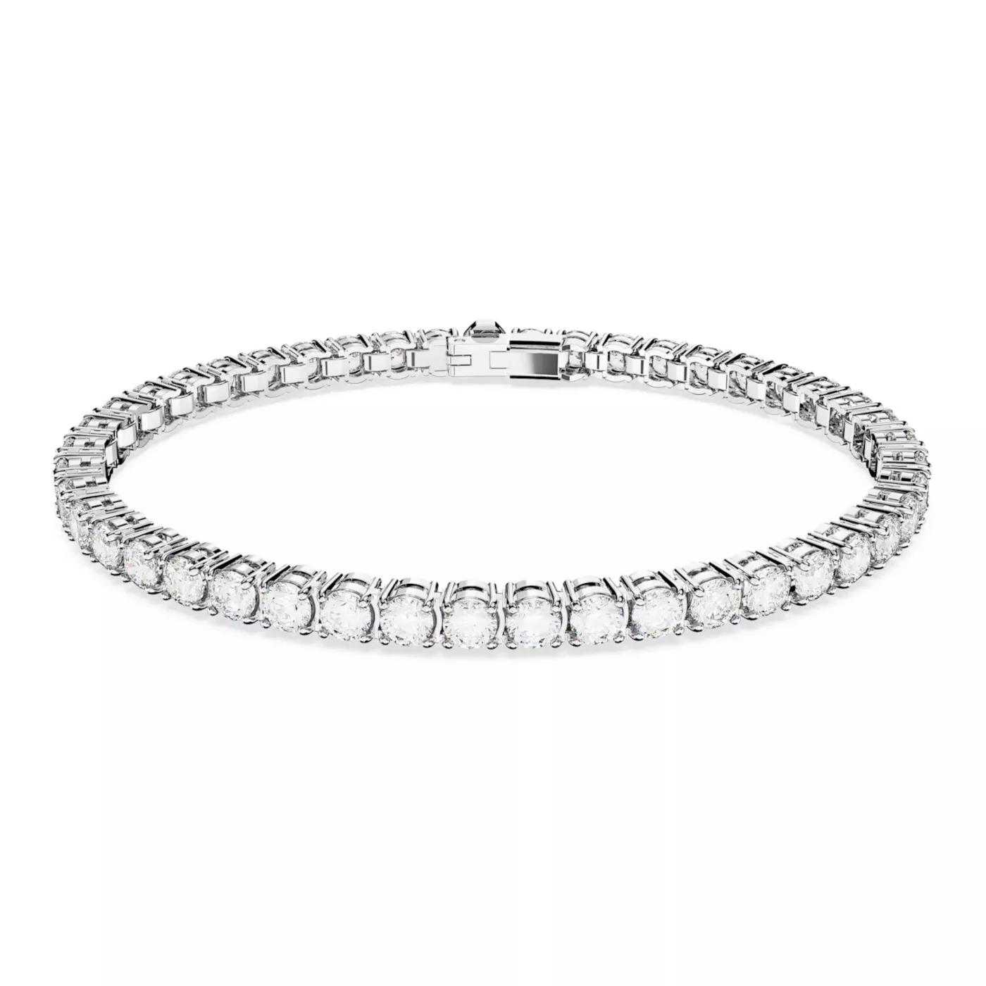 Swarovski Armband - Swarovski ReMatrix Silberfarbene Armband 5648937 - Gr. ONE SIZE - in Silber - für Damen