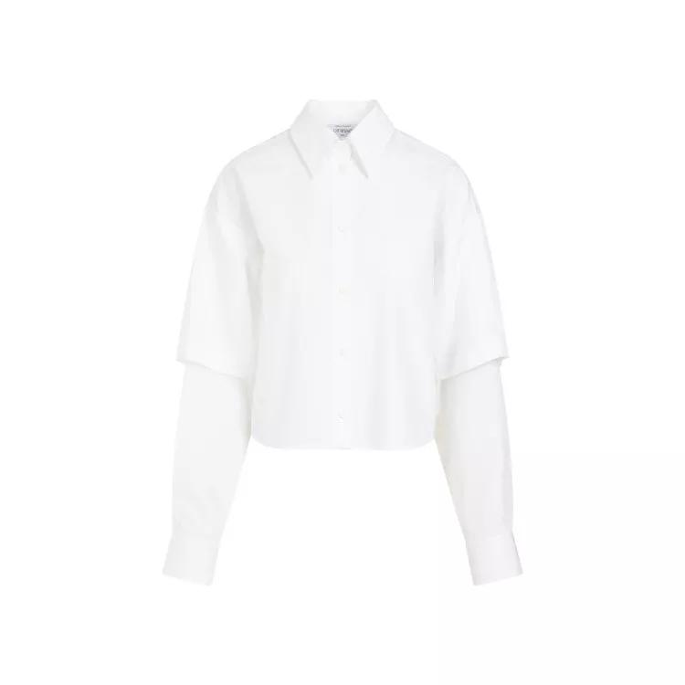 Off-White - White Cotton Bookish Baseball Shirt - Größe 40 - white