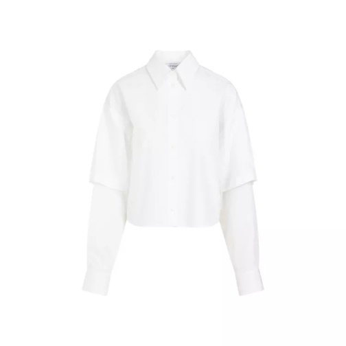 Off-White White Cotton Bookish Baseball Shirt White 