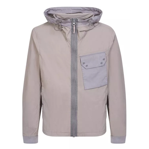 Ten C Grey Hooded Jacket Grey 