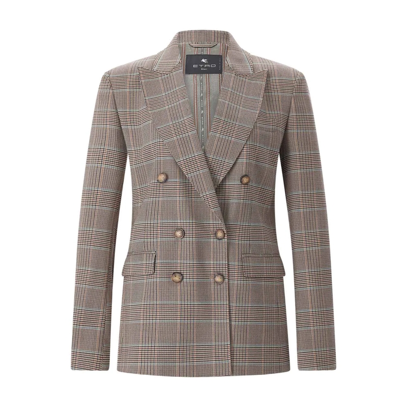 Etro Blazer Blazer aus Wolle braun